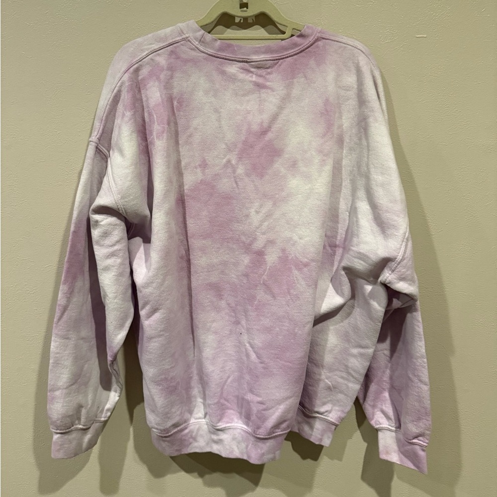 David’s Vlog Purple Tie-Dye Sweatshirt - Picture 2 of 3
